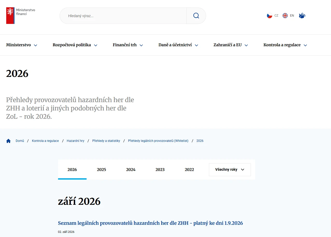 Spins of Glory licence a důvěryhodnost v Česku
